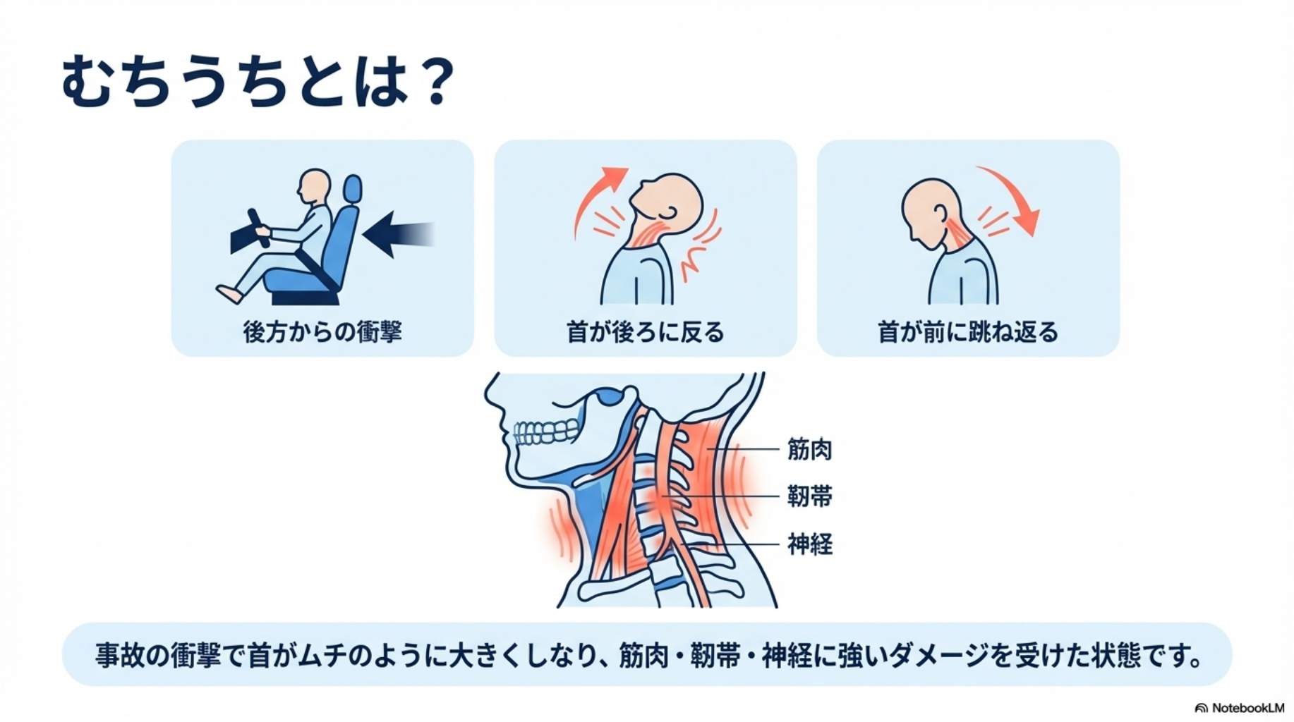 むち打ちのメカニズム